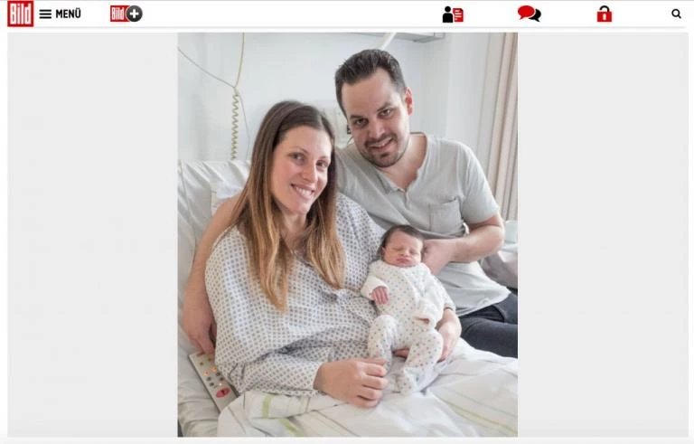 Ο… Έλληνας Φίλιππος το πρώτο μωρό του 2018 στο Βερολίνο